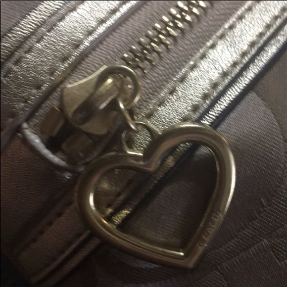 .POPPY SIGNATURE SATEEN GLAM TOTE (COACH F18351 - Picture 8 of 8